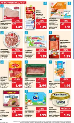 Kaufland DE - DE Folder Hannover - Voorbeeld van een folder van Kaufland DE, geldig van 15.01.2026 | Pagina: 32 | Producten: Salami, Bacon, Tortazsele