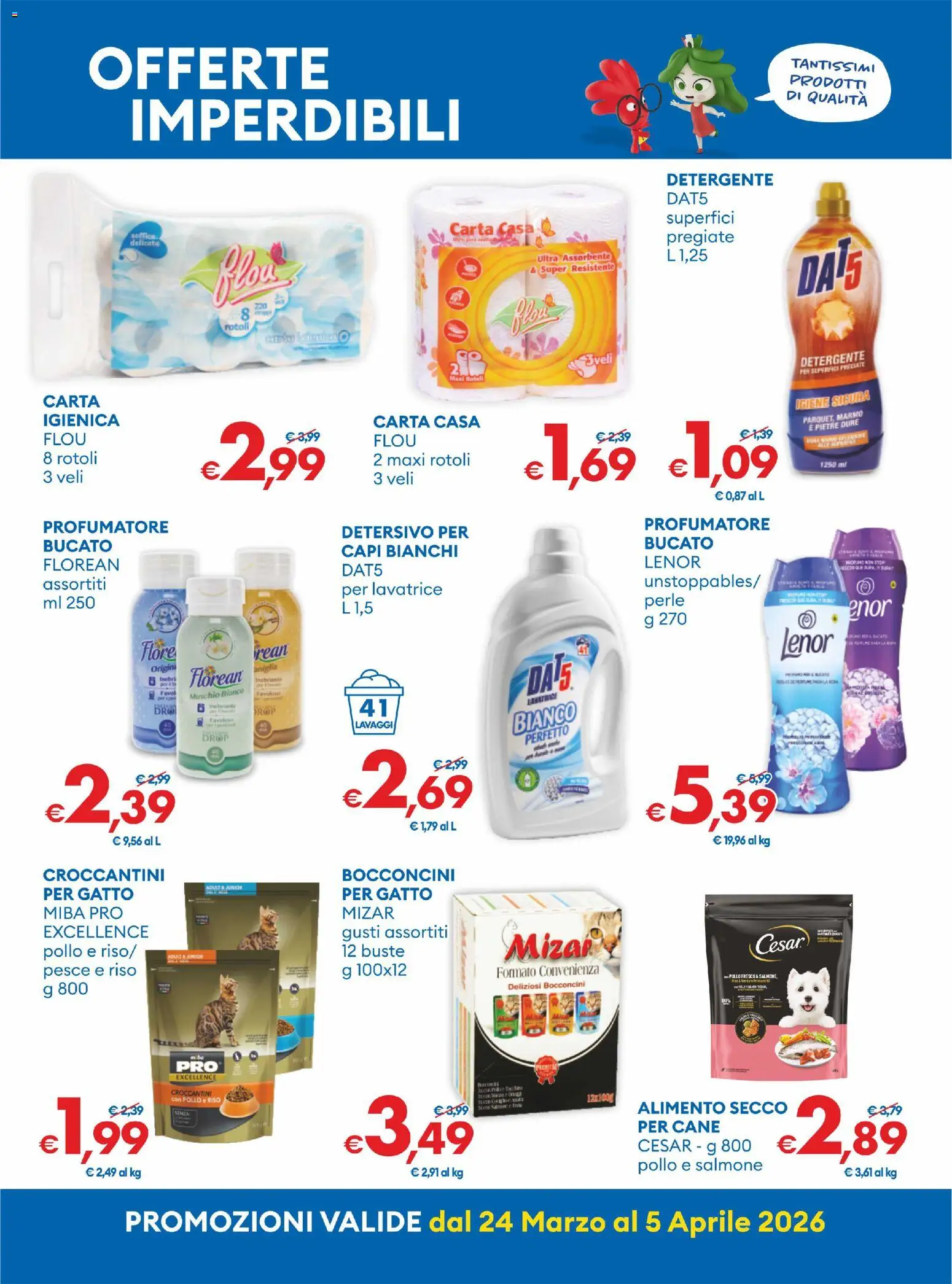 Volantino MD Discount del 24.03.2026 | Pagina: 32 | Prodotti: Salmone, Riso, Detergente, Lavatrice