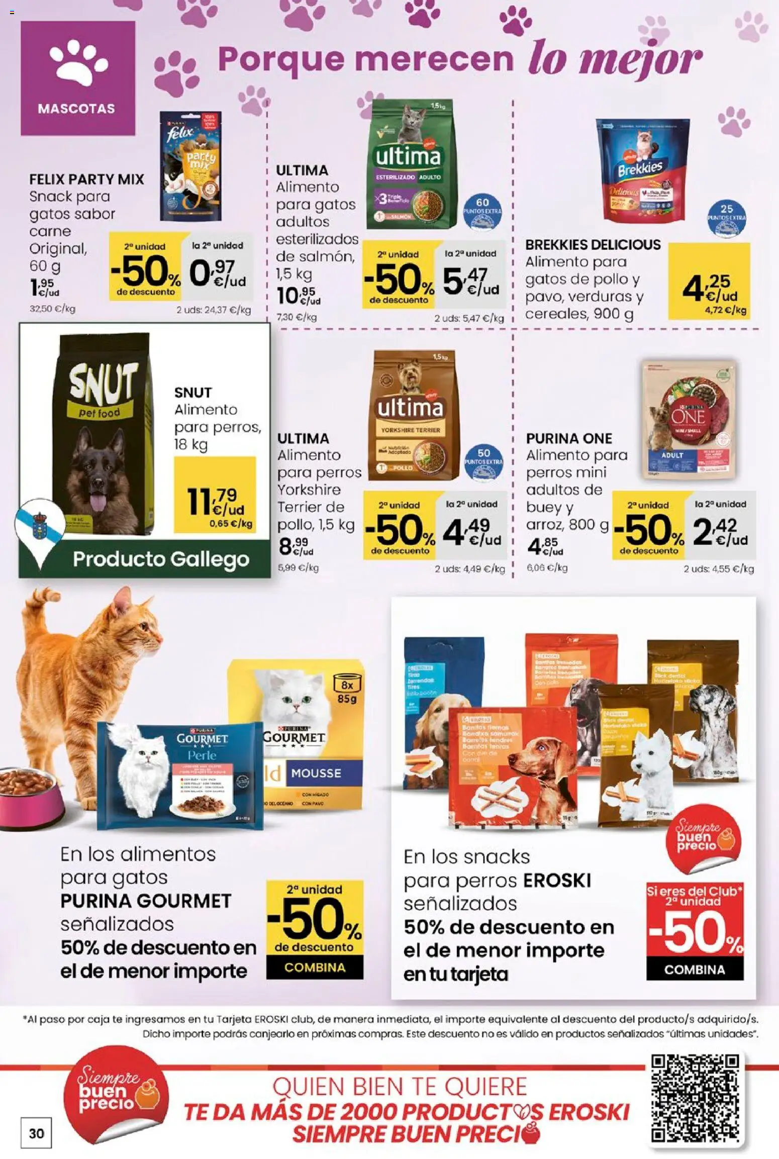 Eroski - Quen ben te quere farache aforrar │ válido desde el 15.01.2026 | Página: 30 | Productos: Mousse, Té, Κούβα, Caja