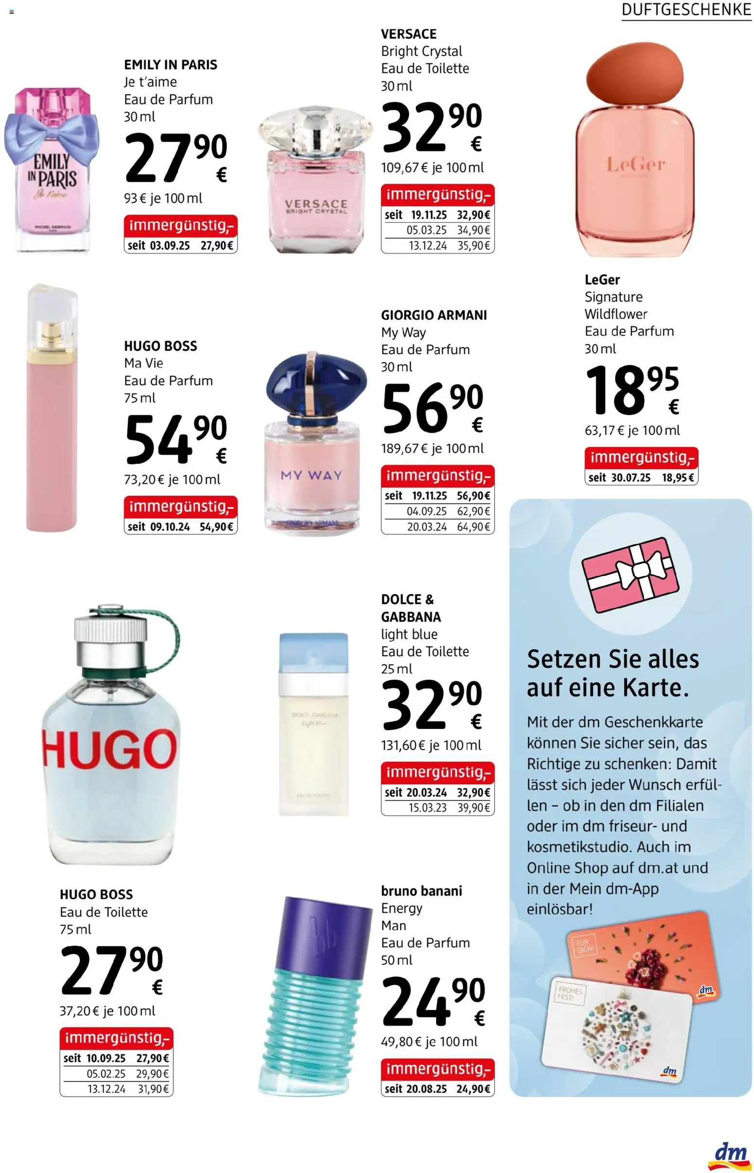 dm drogerie markt Journal Dezember 2025 gültig ab 10.12.2025 | Seite: 9 | Produkte: Toilette, Parfüm, Eau de Toilette