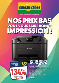 Bureau Vallée - Prévisualisation de Bureau Vallée catalogue valide à partir de 29.09.2025