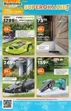 Biedronka gazetka - Okazje tygodnia od 14.07.2025 | Strona: 44 | Produkty: Robot, Kosiarka