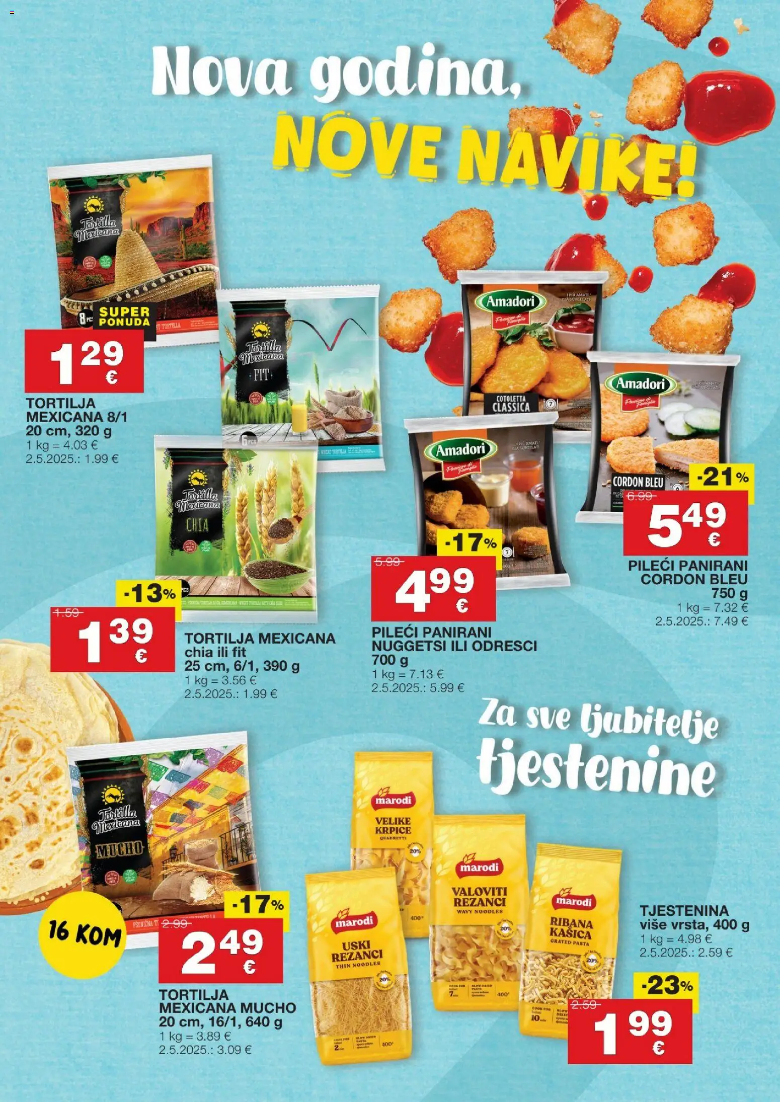 Stanić Diskont katalog | vrijedi od 08.01.2026 | Stranica: 6 | Proizvodi: Rezanci, Tjestenina, Pasta, PC