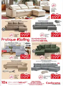 Pré-visualização Conforama folheto válido de 26.02.2026 | Página: 3 | Produtos: Cama, Colchão, Sofá