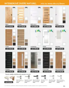 Náhled letáku Siko koupelny katalog Koupelny 2024/2025 od 23.10.2024 | Strana: 519 | Produkty: Interiérové dveře, Wc