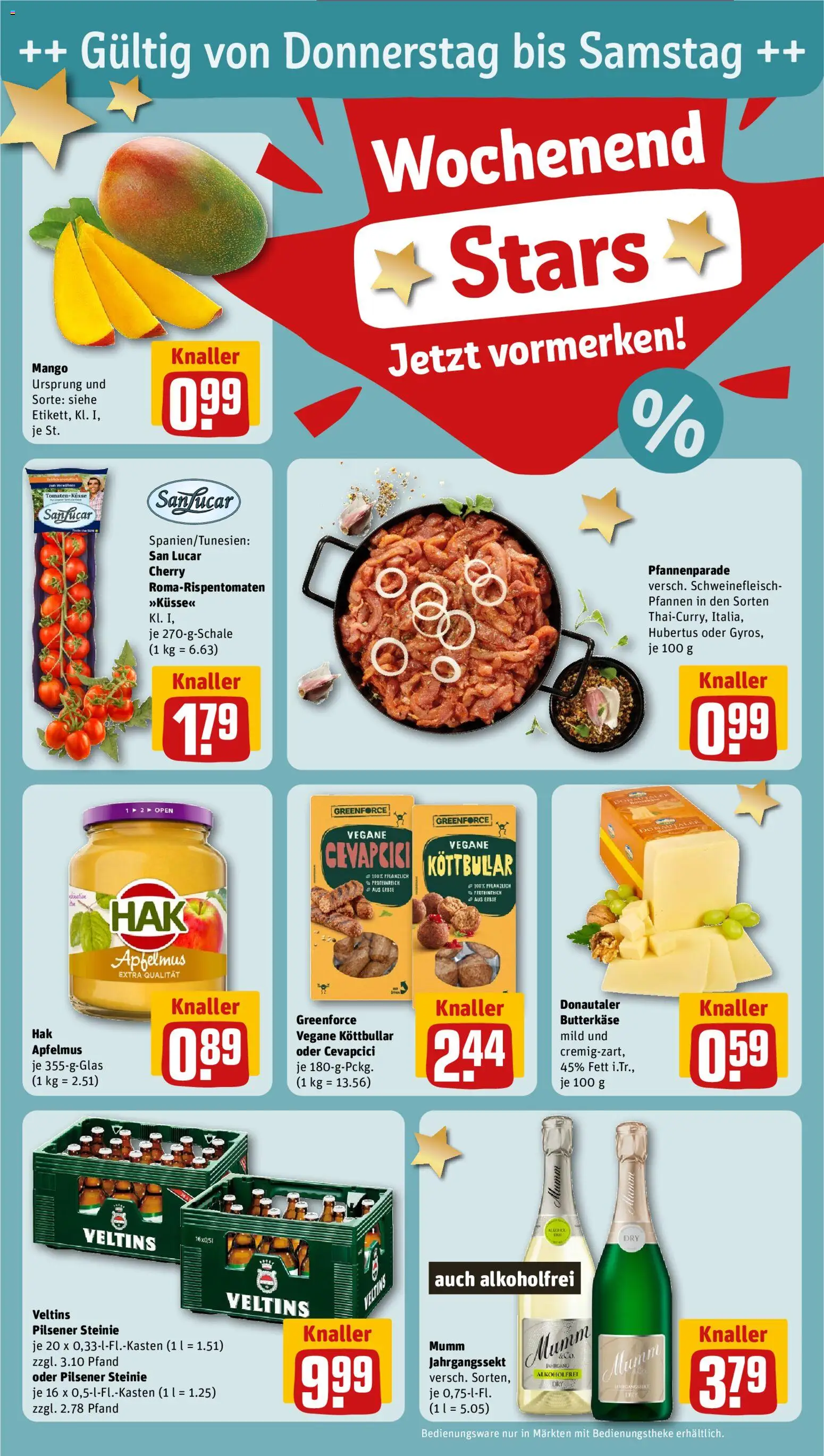 Rewe ihr Kaufpark Prospekt 	 – gültig ab 05.01.2026 | Seite: 28 | Produkte: Cevapcici, Mango, Schweinefleisch, Veltins