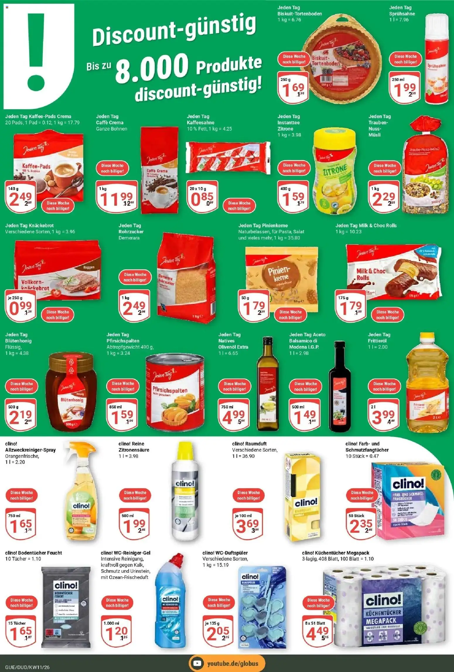 Globus prospekt Saarbrücken-Dudweiler	 – gültig ab 09.03.2026 | Seite: 15 | Produkte: Musli, Kaffeepads, Zitrone, Salat