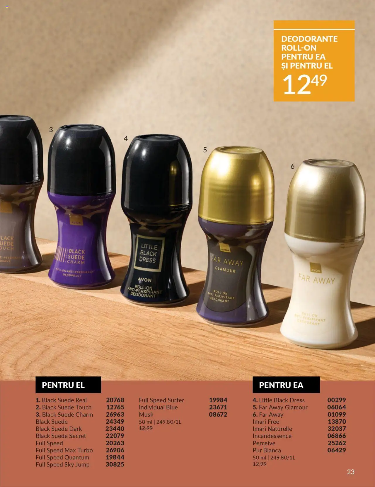 Noul catalog Avon – valabil de la 01.10.2025 | Pagină: 25 | Produse: Deodorant, Antiperspirant
