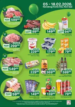 Univerexport akcija povodom otvaranja objekta u Novom Sadu - pregled Univerexport kataloga - važi od 05.02.2026