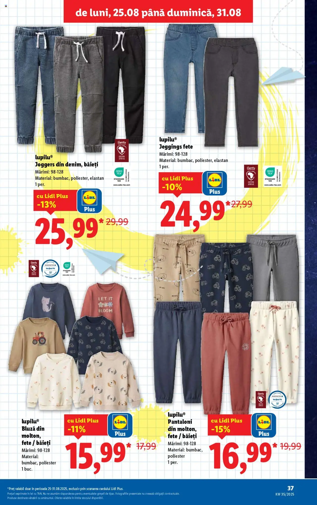 Catalog Lidl – valabil de la 25.08.2025 | Pagină: 37 | Produse: Bluză, Pantaloni