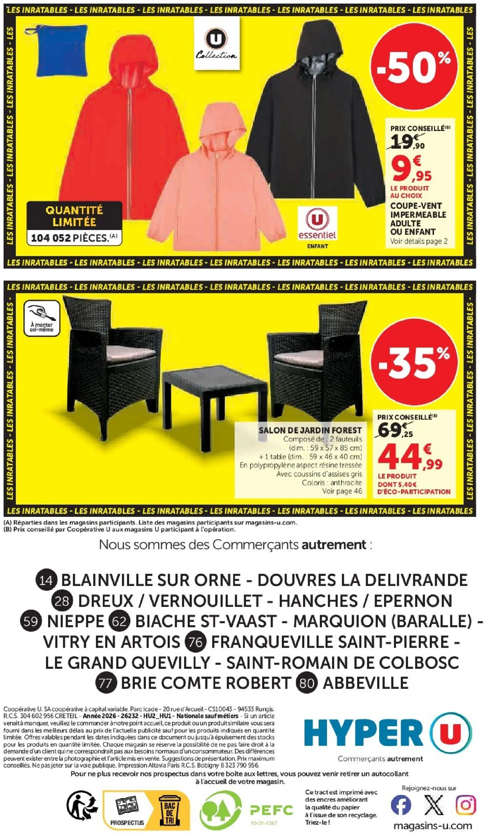 {H1} | Page: 52 | Produits: Salon de jardin, Table, Brie