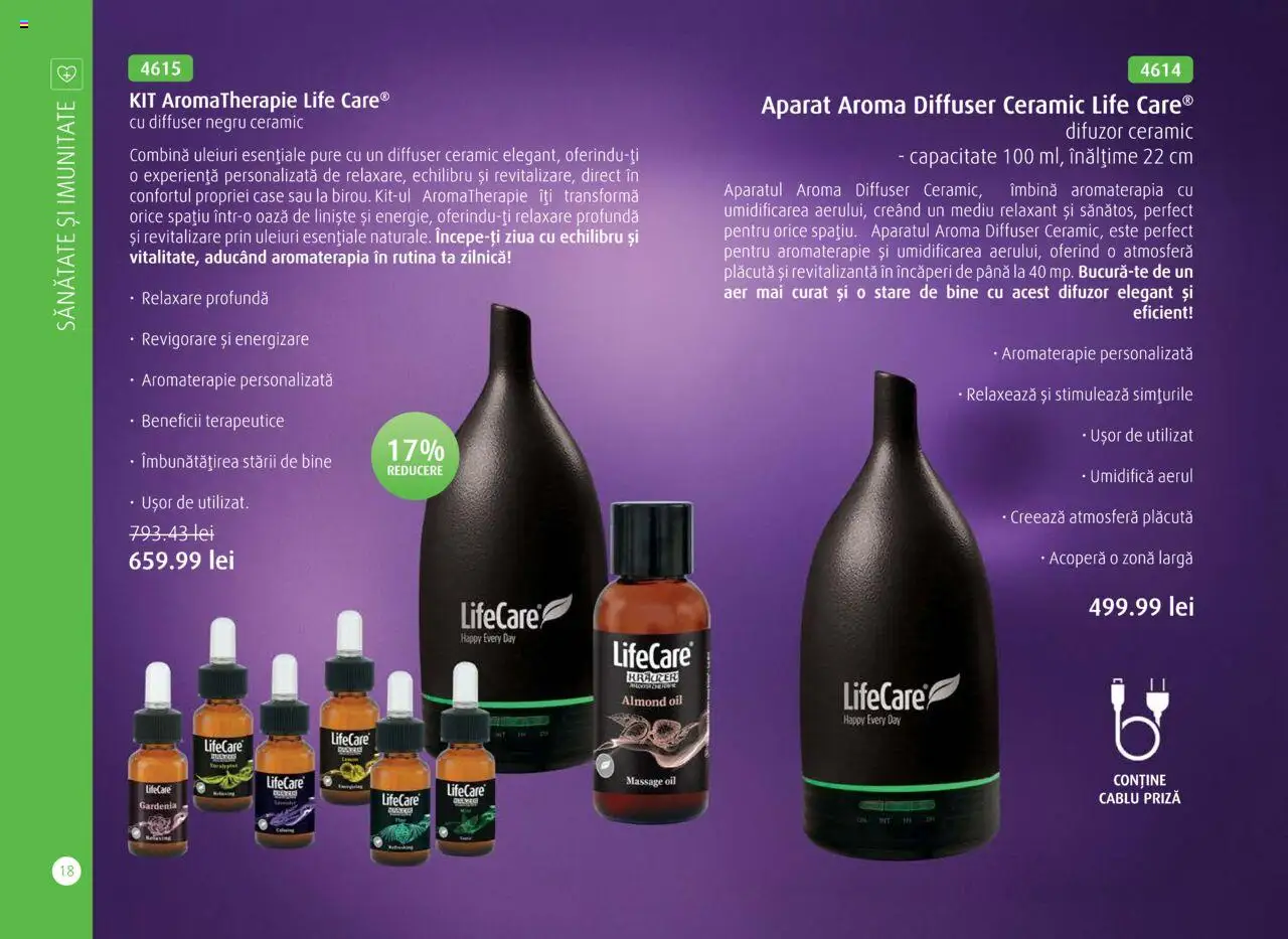 Noul catalog Life Care – valabil de la 01.10.2025 | Pagină: 20 | Produse: Cablu, Difuzor, Priză