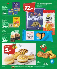 Bilka - Tilbudsavis gyldig fra 28.11.2025 | Side: 44 | Produkter: Butterdej, Hotdogbrød, Vafler, Knækbrød