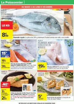Carrefour - Prévisualisation de Carrefour catalogue Apero dinatoire valide à partir de 02.12.2025 | Page: 32 | Produits: Pavé de saumon, Daurade, Saumon, Daurade royale