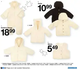 Zeeman Babyprospekt ab 18.07.2025 gültig | Seite: 19 | Produkte: Weste, Jacke