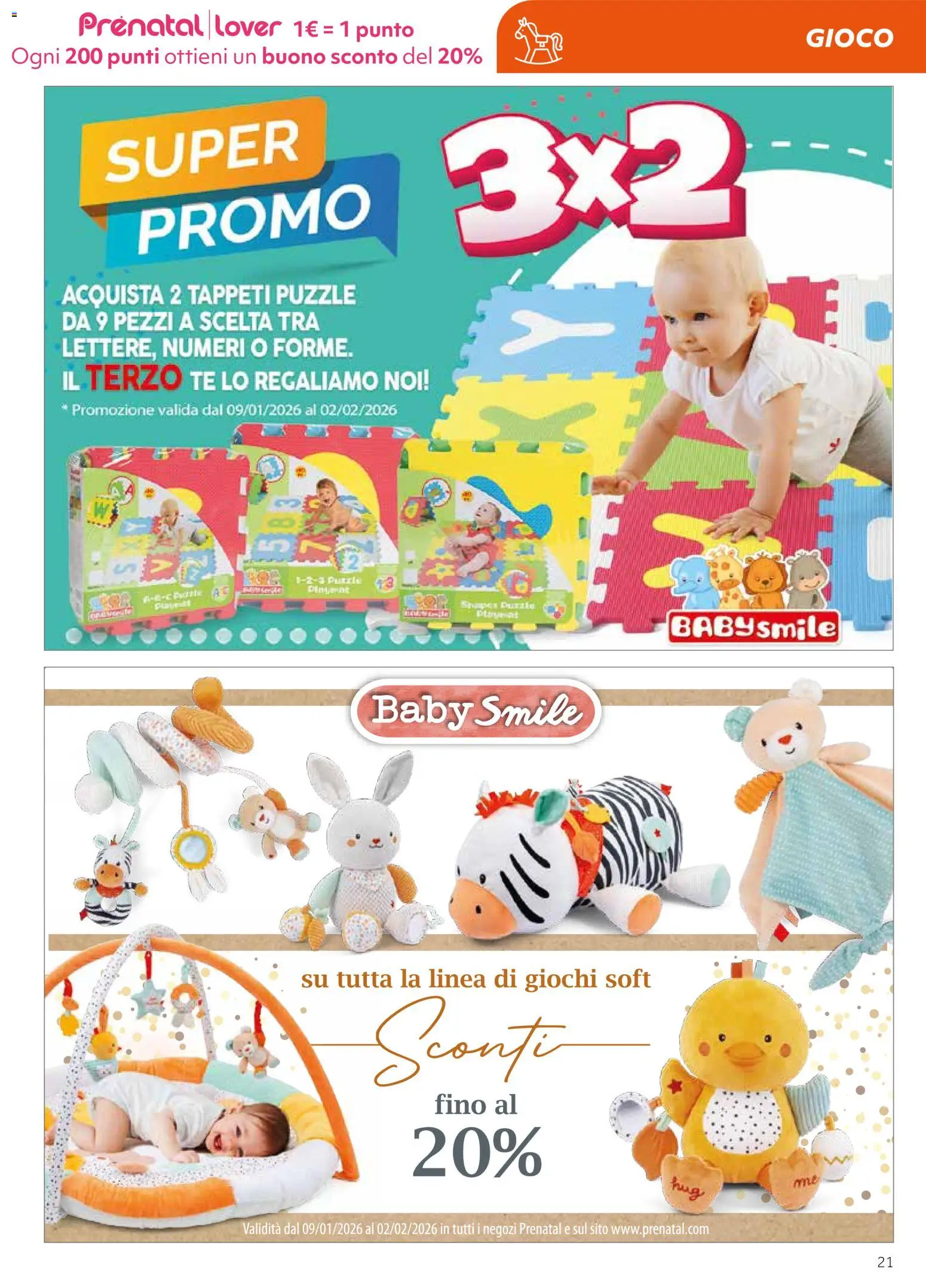 Volantino Prenatal del 09.01.2026 | Pagina: 21 | Prodotti: Tè, Gioco