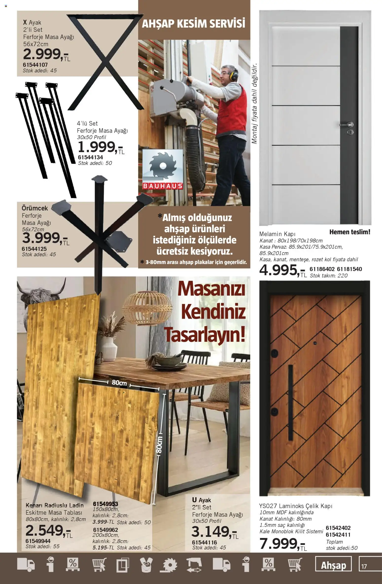 Bauhaus aktüel ürünler kataloğu yayımlandı! Bu hafta 03 - 30 Ocak 2026 günü Bauhaus indirimli ürünleri