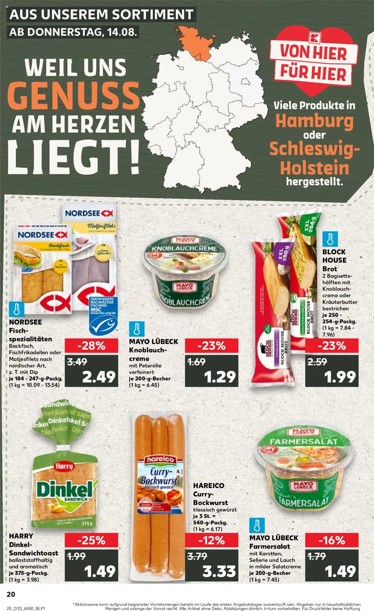  | Pagina: 20 | Producten: Sandwich, Baguette, Dip, Crème