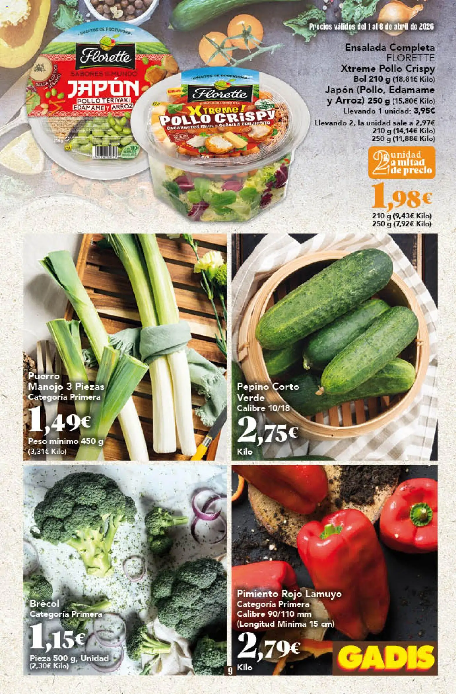 Gadis folleto │ válido desde el 01.04.2026 | Página: 9