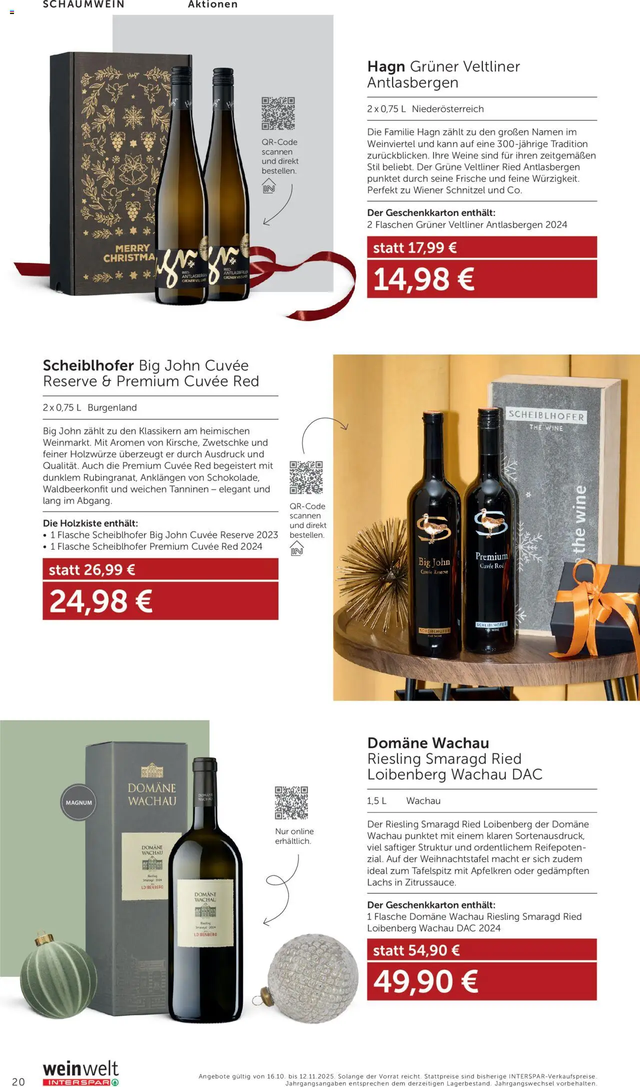 Interspar Wein Welt gültig ab 16.10.2025 | Seite: 20