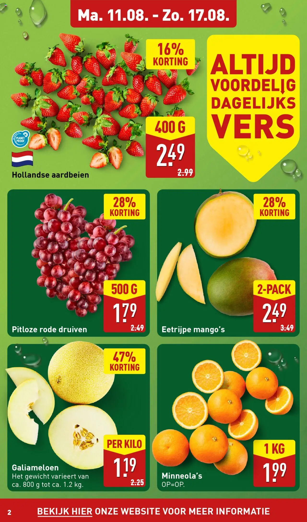  | Pagina: 2 | Producten: Aardbeien, Gewicht, Druiven