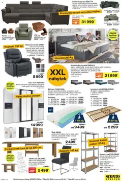 Sconto nábytek leták od 16.07.2025 | Strana: 23 | Produkty: Taburet, Postel, Regál, Barvy