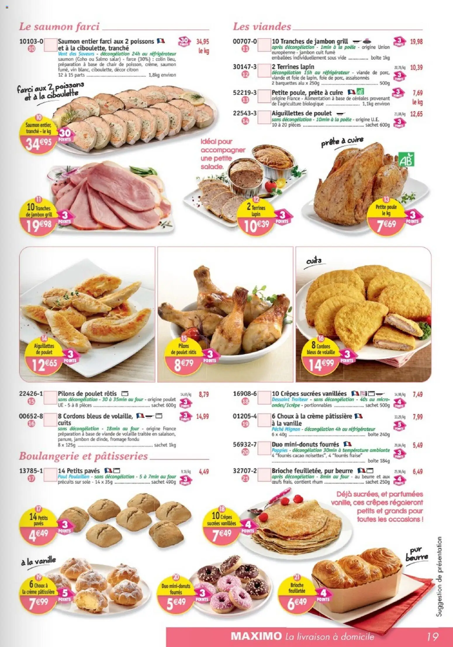 {H1} | Page: 19 | Produits: Four, Poêle, Jambon, Viande