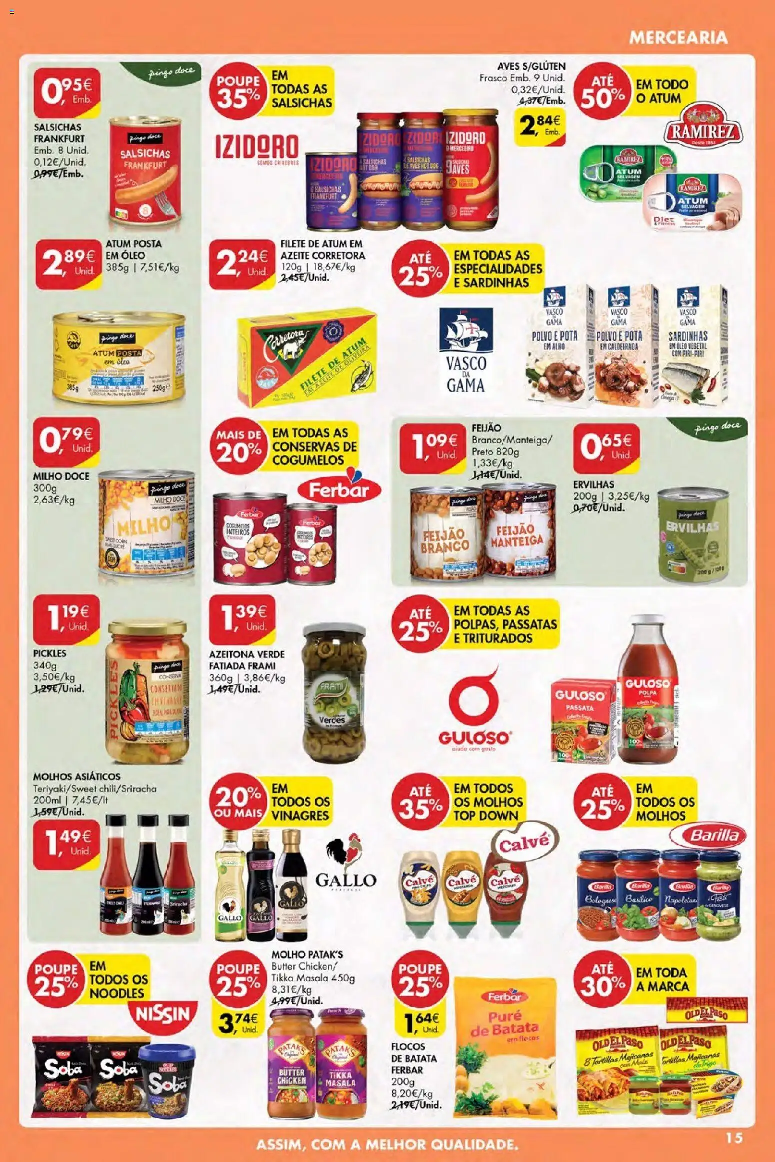 Pingo Doce Poupe Esta Semana Açores │ válido de 15.01.2026 | Página: 15 | Produtos: Batata, Azeite, Top, Polvo