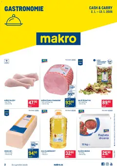 Náhled letáku Makro leták - Gastronomie od 02.01.2026