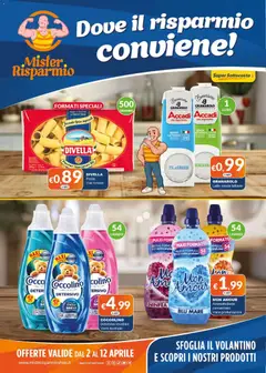 Anteprima del volantino Mister Risparmio volantino valido a partire dal 02.04.2026