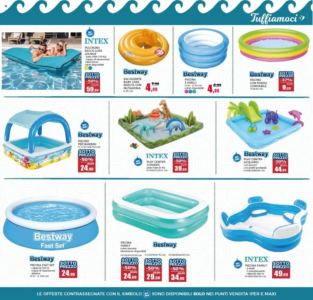 Volantino Happy Casa del 04.06.2025 | Pagina: 18 | Prodotti: Piscina, Salvagente, Poltrona