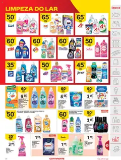 Pré-visualização Continente folheto válido de 14.10.2025 | Página: 43 | Produtos: Máquina de lavar, Perfume, Amaciador de roupa, Detergente