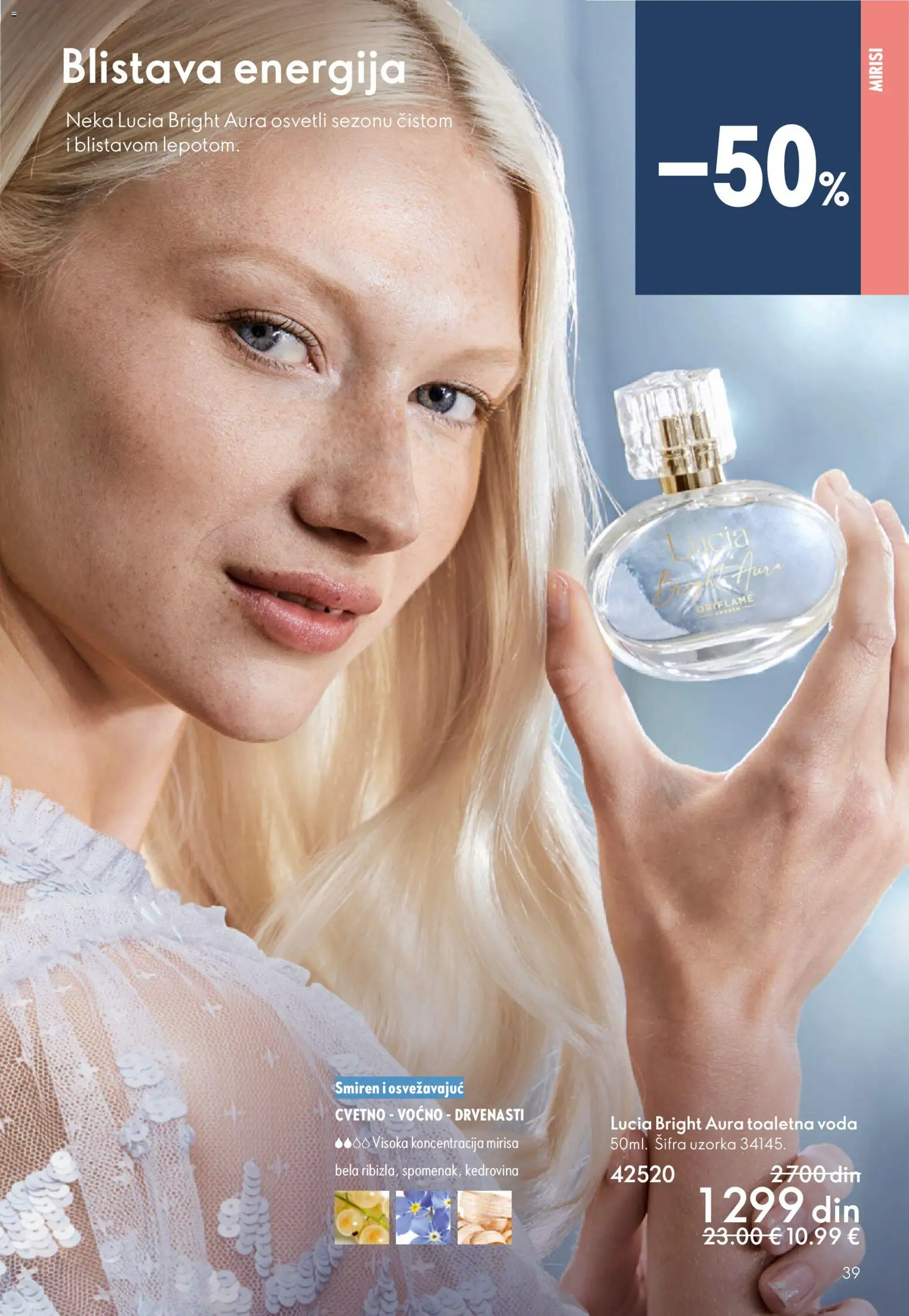 Oriflame katalog - važi od 10.12.2025 | Strana: 39 | Proizvode: Toaletna voda, Voda