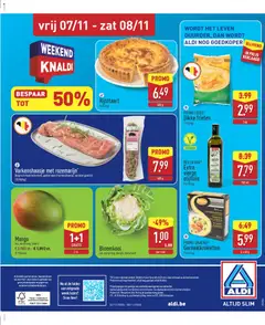 Aldi folder week 45 - Voorbeeld van een folder van Aldi, geldig van 03.11.2025 | Pagina: 32 | Producten: Gewicht, Papier, Mango, Bloemkool