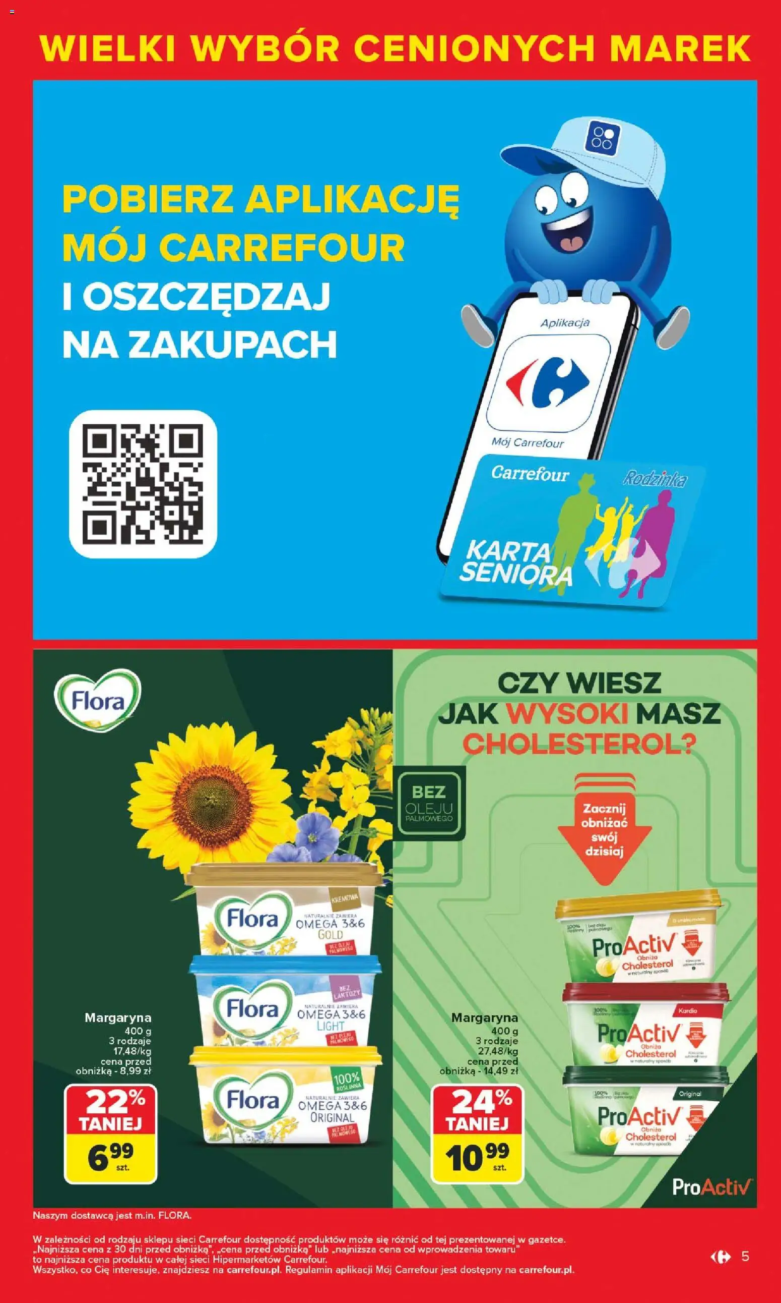 Carrefour Gazetka - Markowe atrakcje cenowe od 27.10.2025 | Strona: 7 | Produkty: Karta, Margaryna