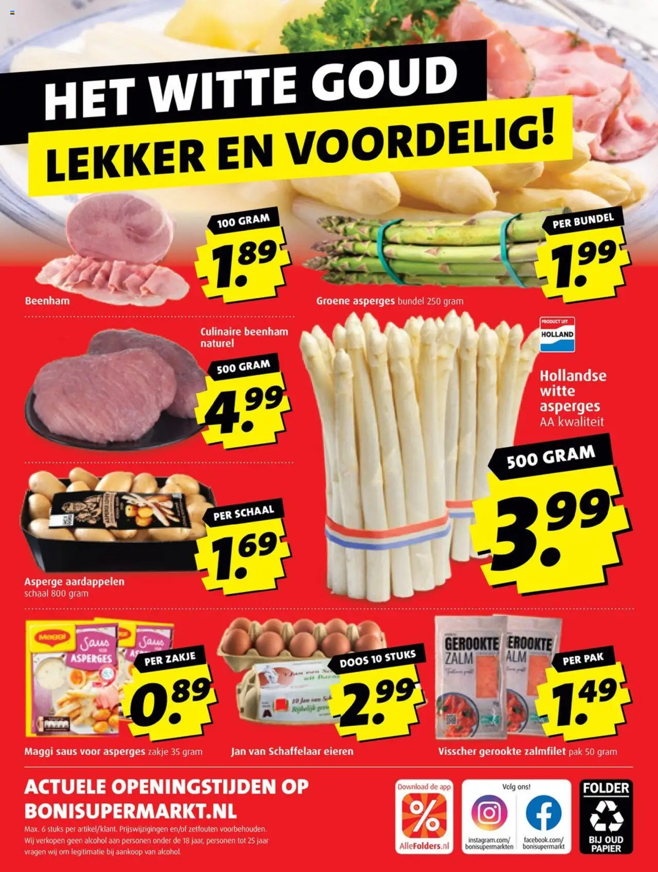  | Pagina: 31 | Producten: Eieren, Zalm, Saus, Alcohol