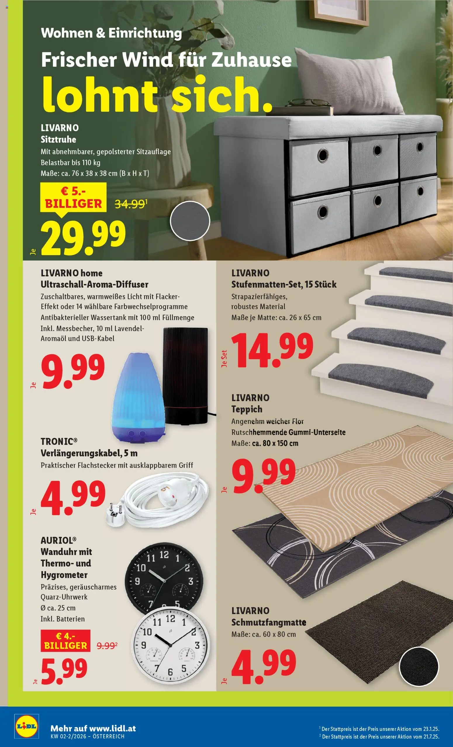 Lidl Flugblatt - Altenmarkt im Pongau, St. Johann im Pongau, Zell am See gültig ab 08.01.2026 | Seite: 20 | Produkte: Teppich