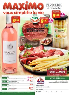 Maximo - Prévisualisation de Maximo catalogue epicerie valide à partir de 27.03.2026