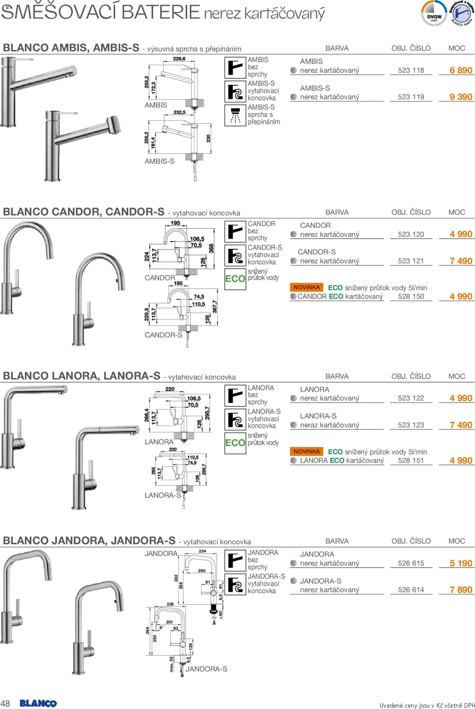 Möbelix leták - Blanco od 01.02.2026 | Strana: 48 | Produkty: Sprcha, Baterie