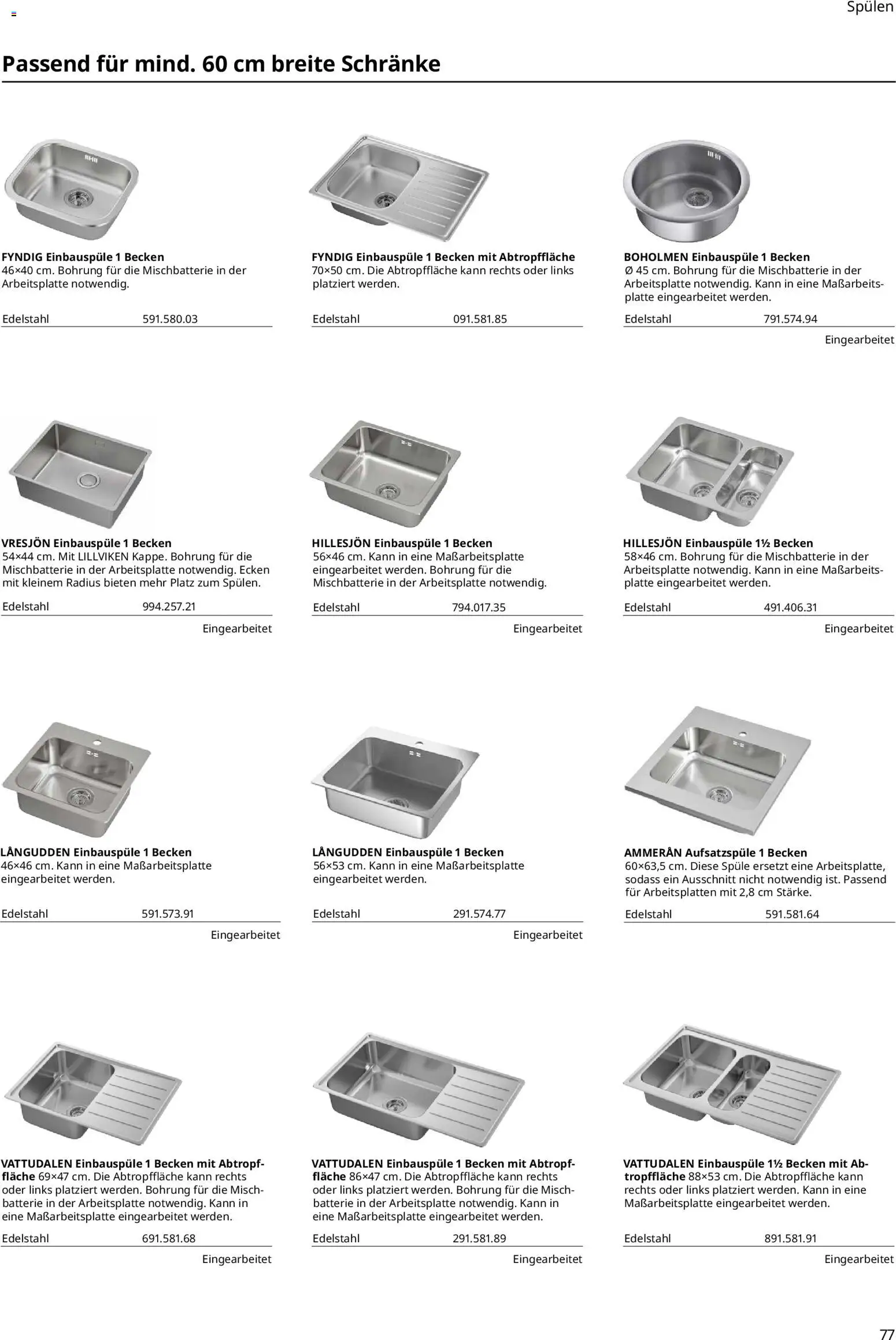Ikea Prospekt 	 – gültig ab 01.04.2025 | Seite: 77 | Produkte: Batterie