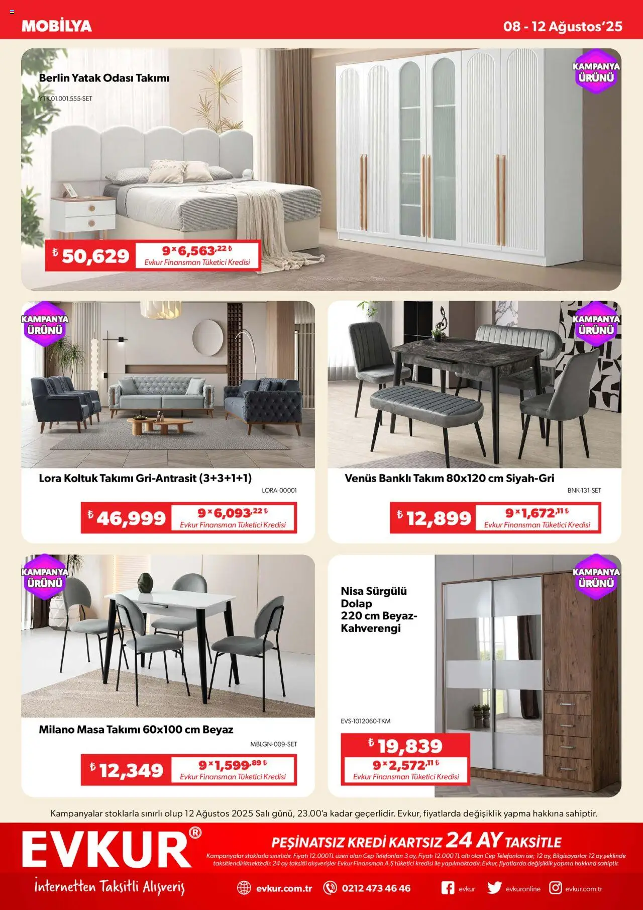 Evkur Katalog - 08.08.2025 tarihinden itibaren geçerlidir | Sayfa: 10 | Ürünler: Yatak, Yatak odası takımı, Masa, Koltuk takımı