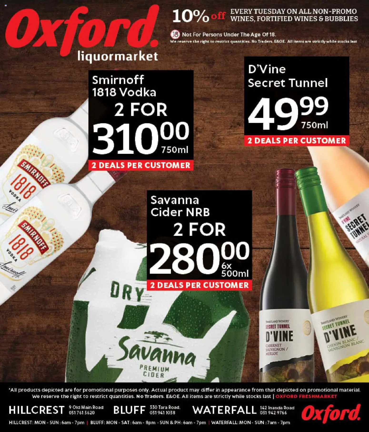 New Oxford Freshmarket catalogue – valid from 03.01.2026 | Page: 7 | Products: Cider, Vodka