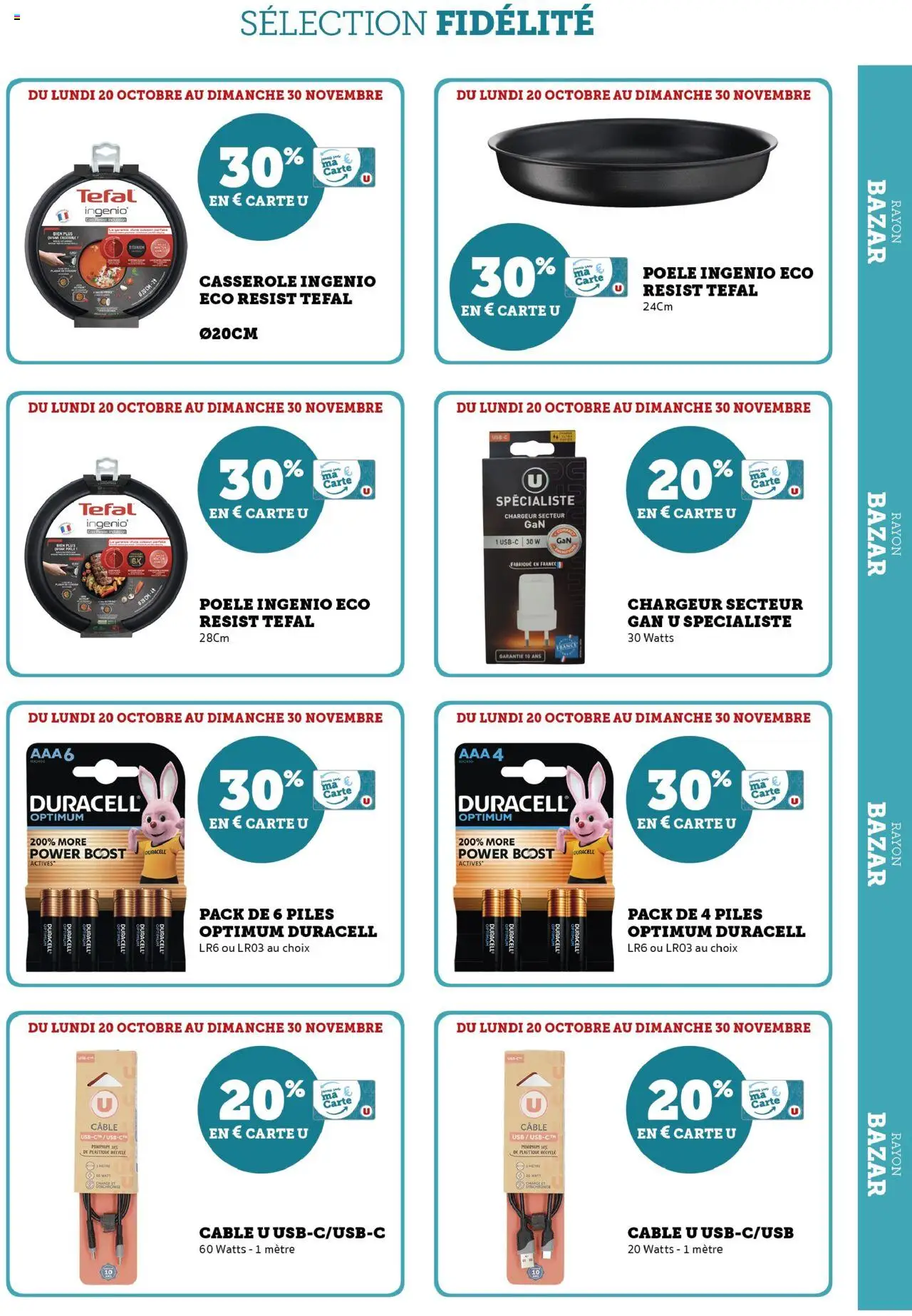 {H1} | Page: 41 | Produits: Câble, USB, Poêle, Piles