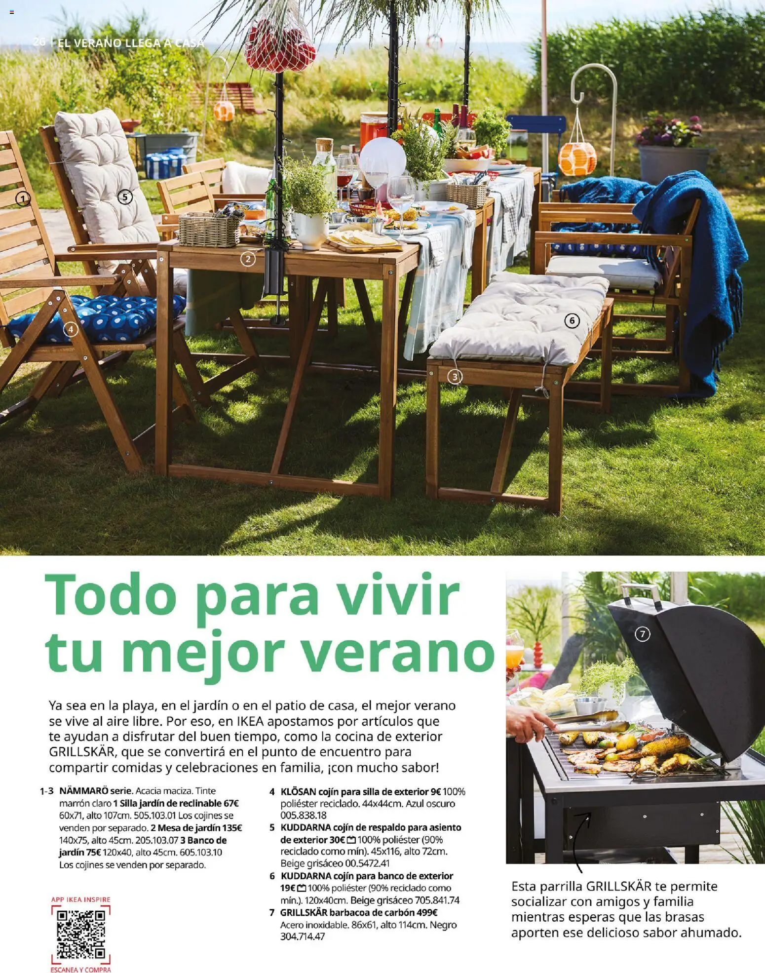 Catálogo IKEA Family │ válido desde el 01.04.2026 | Página: 26 | Productos: Té, Barbacoa, Parrilla, Mesa
