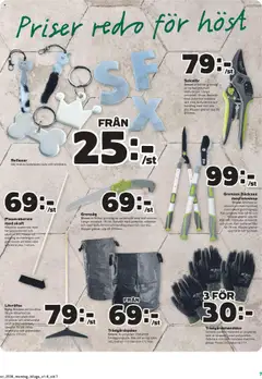 Coop Forum reklamblad aktuell från 15.09.2025 | Sida: 23 | Produkter: Sekatör, Häcksax, Grensåg, Grensax