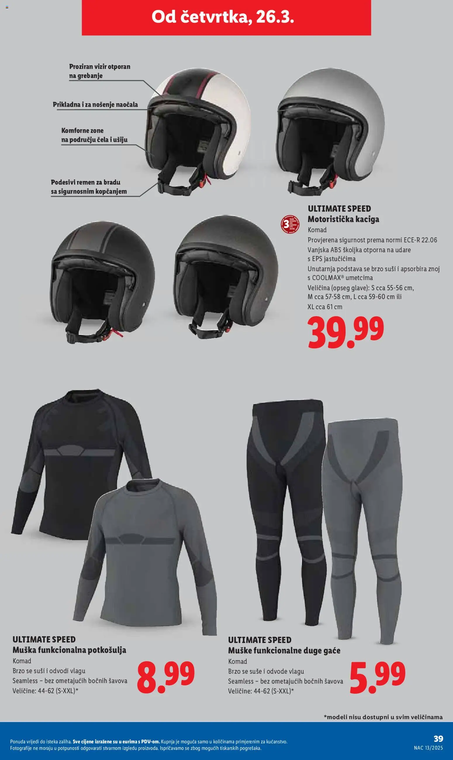 Lidl katalog | vrijedi od 23.03.2026 | Stranica: 39 | Proizvodi: Kaciga
