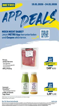 Metro App Deals ab 19.01.2026 gültig
