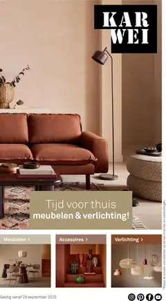 KARWEI - Woonspecial Meublels 2025 - Voorbeeld van een folder van KARWEI, geldig van 29.09.2025