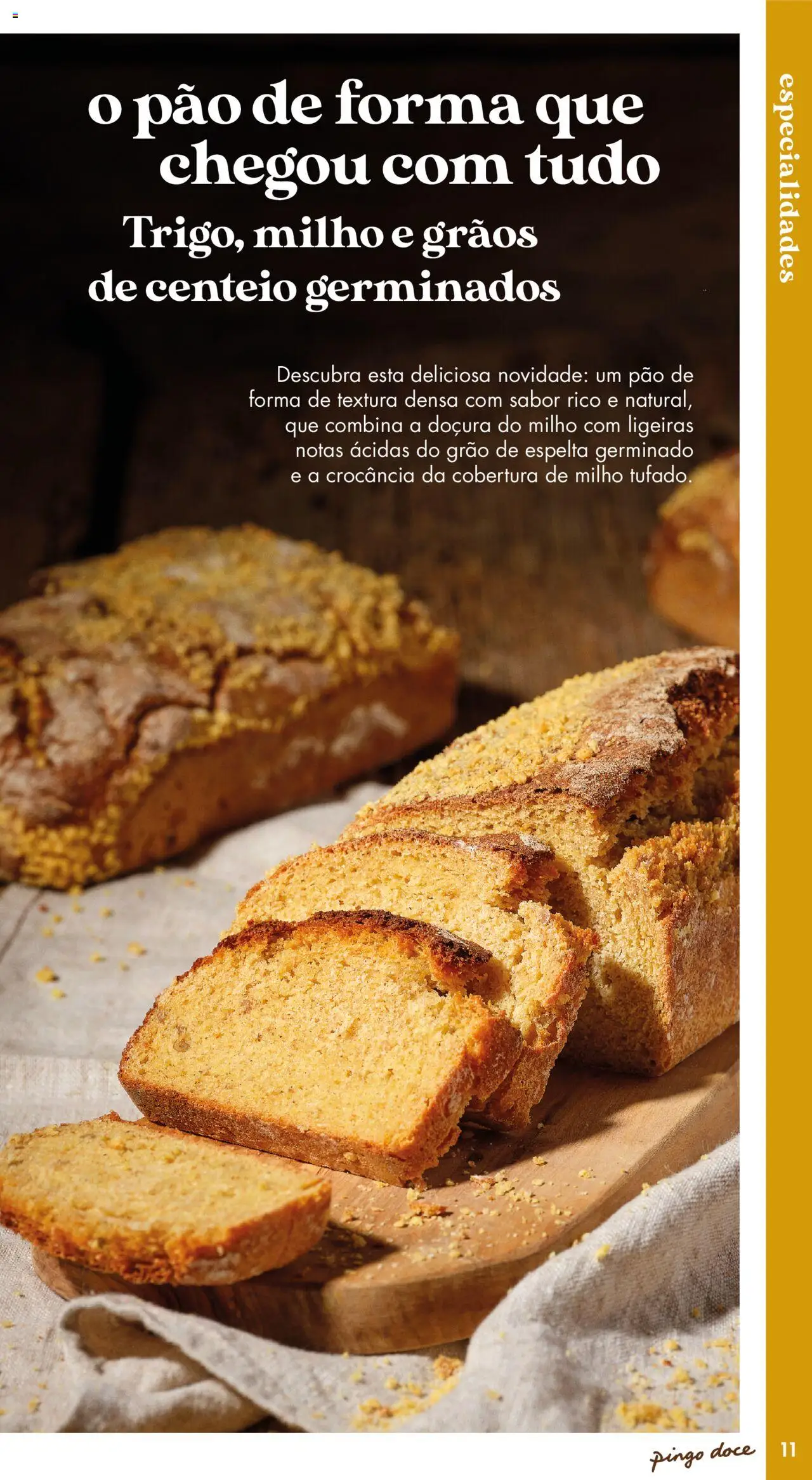 Pingo Doce - Catálogo-Padaria │ válido de 20.05.2025 | Página: 11 | Produtos: Pão de forma, Centeio, Pão, Milho