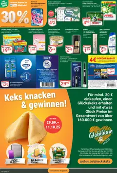 Globus Prospekt 	 – gültig ab 29.09.2025 | Seite: 6 | Produkte: Head & shoulders, Finish, Purina gourmet gold, Toilettenpapier